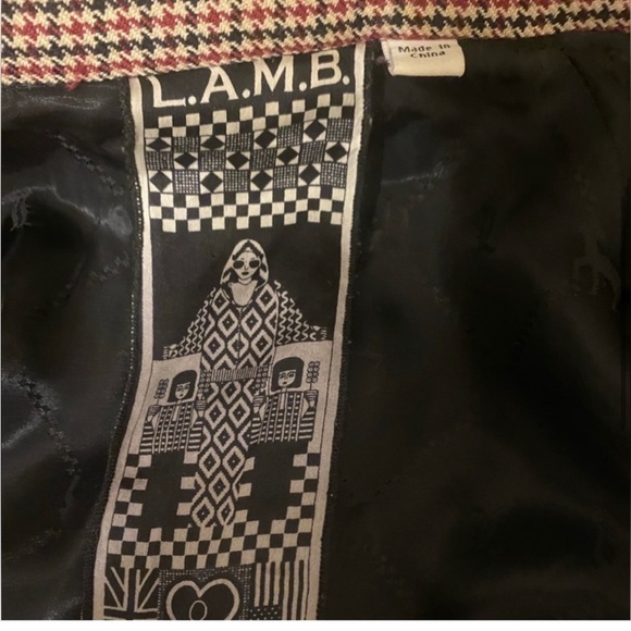 🔥 RARE L.A.M.B. Limited Edition Red Wool Coat – Y2K Vintage 🔥 Size 0 - Picture 5 of 6